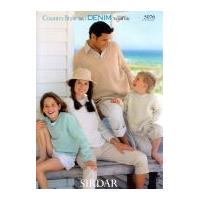 Sirdar Family Sweaters Country Style Knitting Pattern 5076 DK