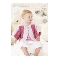 Sirdar Baby Cardigans Tiny Tots Knitting Pattern 1425 DK