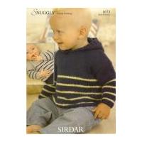 Sirdar Baby Sweaters Knitting Pattern 1673 DK