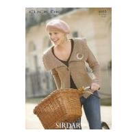 Sirdar Ladies Cardigan Knitting Pattern 8955 DK