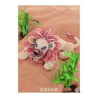 Sirdar Lion Toy Snowflake Knitting Pattern 4648 DK, Chunky