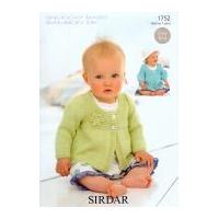 Sirdar Baby Coats Knitting Pattern 1752 DK