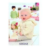 Sirdar Baby Sweater, Jacket, Hat & Blanket Knitting Pattern 1765 DK