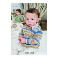 sirdar baby sweaters baby crofter knitting pattern 1964 dk