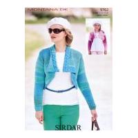 Sirdar Ladies & Girls Boleros Montana Knitting Pattern 9762 DK