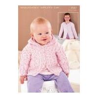 Sirdar Baby Cardigans Snuggly Spots Knitting Pattern 4567 DK