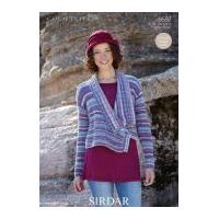 Sirdar Ladies Jacket Crofter Knitting Pattern 9597 DK