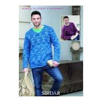 sirdar mens sweaters kiko knitting pattern 9874 super chunky