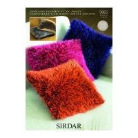 Sirdar Home Cushions With Wool Knitting Pattern 9865 Chunky