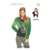 Sirdar Ladies Boleros Funky Fox Knitting Pattern 9790 Chunky