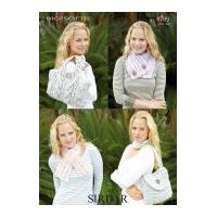 Sirdar Ladies Bags & Scarves Big Softie Knitting Pattern 9789 Super Chunky