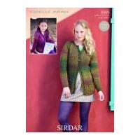 Sirdar Ladies & Girls Cardigans Giselle Knitting Pattern 9889 Aran