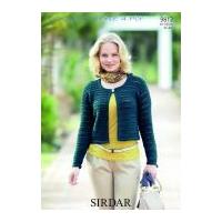 Sirdar Ladies Jacket Country Style Crochet Pattern 9812 4 Ply