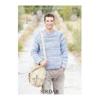 Sirdar Mens Sweater Faroe Knitting Pattern 9787 Super Chunky