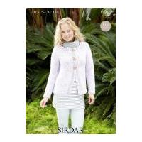 sirdar ladies cardigan big softie knitting pattern 9760 super chunky