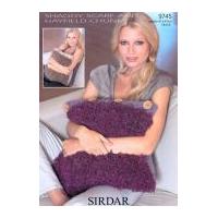 Sirdar Home Cushions With Wool Knitting Pattern 9745 Chunky