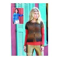 sirdar ladies girls cardigans giselle knitting pattern 9890 aran