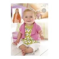 Sirdar Baby Cardigans Knitting Pattern 1215 DK