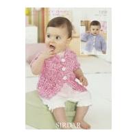 Sirdar Baby Cardigans Baby Crofter Knitting Pattern 1359 DK