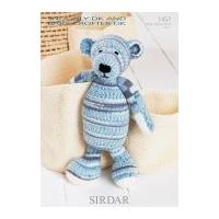 Sirdar Bear Toy Baby Crofter Knitting Pattern 1457 DK