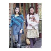 Sirdar Ladies Wrap & Scarf Hush Knitting Pattern 7095 Lace