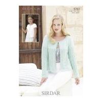 Sirdar Ladies & Girls Cardigans Ella Knitting Pattern 9783 DK