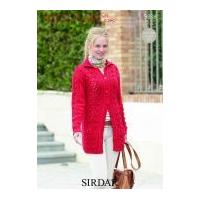 Sirdar Ladies Jacket Wash 'n' Wear Knitting Pattern 9838 DK