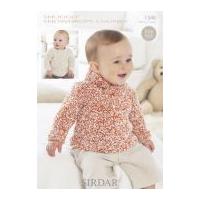 Sirdar Baby Sweaters Knitting Pattern 1346 Chunky