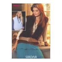 Sirdar Ladies Waistcoats Knitting Pattern 8572 DK