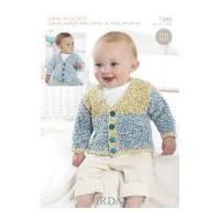 Sirdar Baby Cardigans Knitting Pattern 1345 Chunky