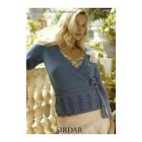 sirdar ladies cardigan knitting pattern 8580 dk