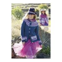 Sirdar Ladies & Girls Cardigans Knitting Pattern 9379 Chunky