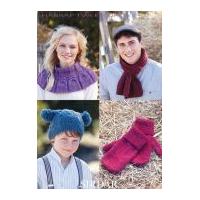 Sirdar Family Accessories Harrap Tweed Knitting Pattern 7398 DK