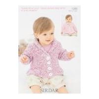 sirdar baby cardigans knitting pattern 1289 chunky