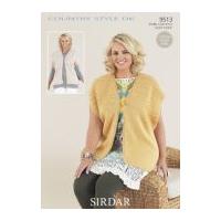 Sirdar Ladies Cardigans Country Style Knitting Pattern 9513 DK