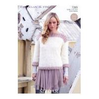Sirdar Ladies & Girls Sweaters Ophelia & Freya Knitting Pattern 7265 Chunky