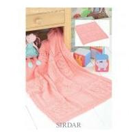 Sirdar Baby Blanket Knitting Pattern 4528 DK