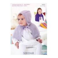 Sirdar Baby Capes Knitting Patte...