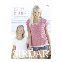 Sirdar Knitting Pattern Book One Day In Summer 482 DK