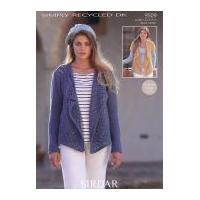 Sirdar Ladies Jackets Simply Recycled Knitting Pattern 9509 DK