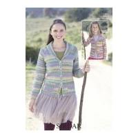 Sirdar Ladies & Girls Cardigans Crofter Knitting Pattern 7166 DK