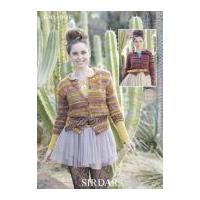 Sirdar Ladies Cardigans Divine Knitting Pattern 7176 DK