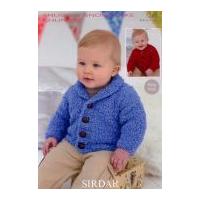 sirdar baby cardigans knitting pattern 1249 chunky