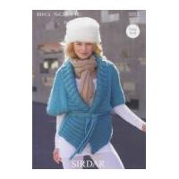 sirdar ladies cardigans knitting pattern 9355 super chunky