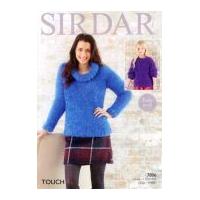 Sirdar Ladies & Girls Sweaters Touch Knitting Pattern 7806