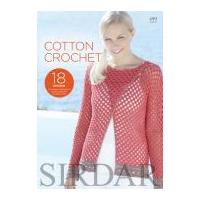 Sirdar Crochet Pattern Book Cotton Crochet 499 4 Ply, DK