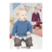 Sirdar Baby Sweaters Knitting Pa...