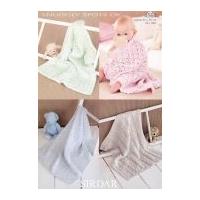 sirdar baby blankets snuggly spots knitting pattern 4564 dk