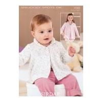 sirdar baby jackets snuggly spots knitting pattern 4568 dk