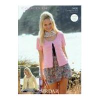 Sirdar Ladies Cardigans Calico Knitting Pattern 9406 DK